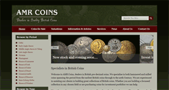 Desktop Screenshot of amrcoins.com