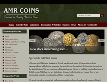 Tablet Screenshot of amrcoins.com